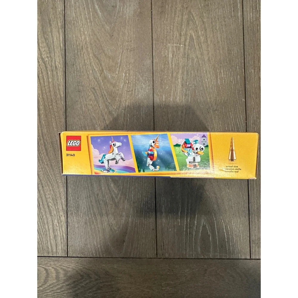LEGO Kids White Unicorn 3in1 Creator 31140 Building Set 145 Pcs